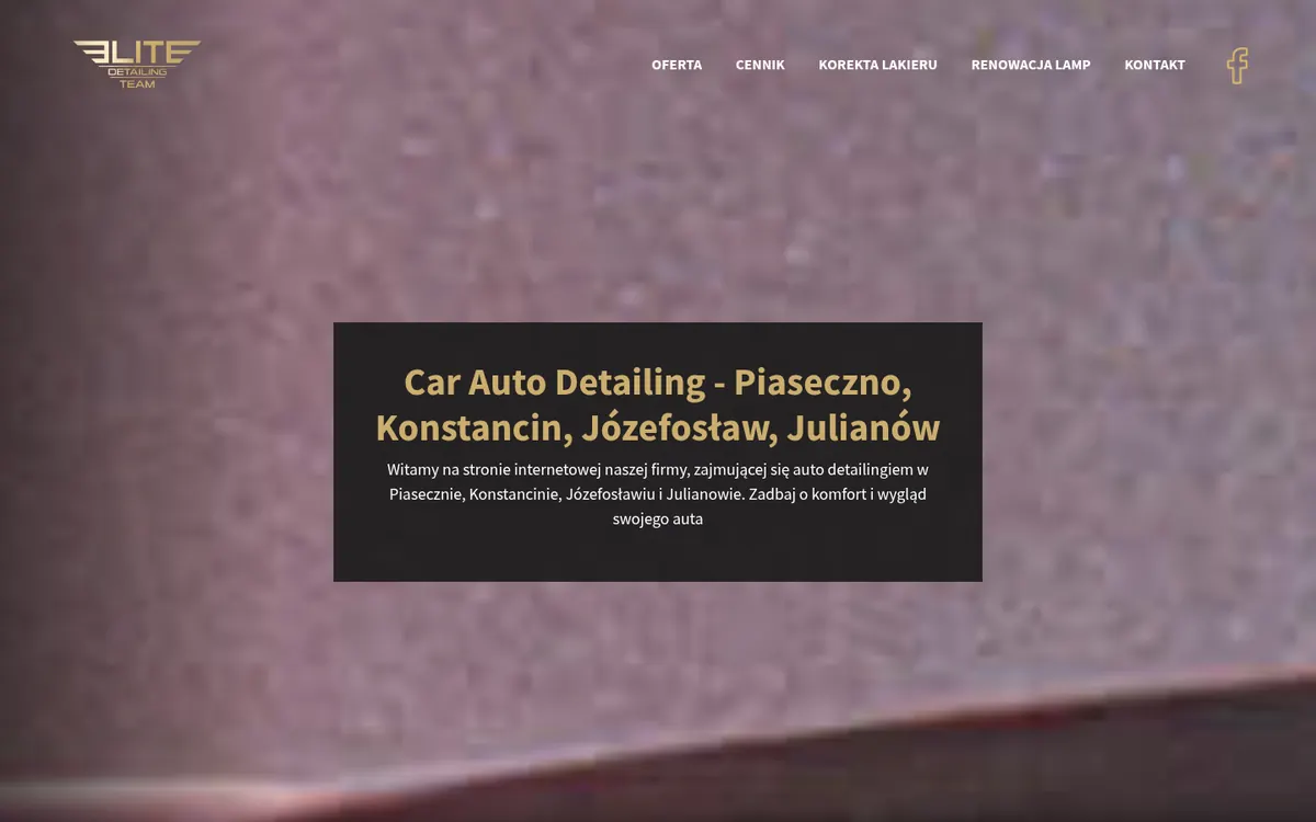 Strona główna — Elite Detailing Team