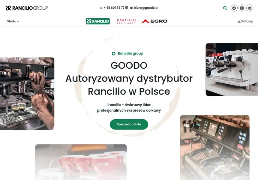 GOODO – Rancilio Ekspresy
